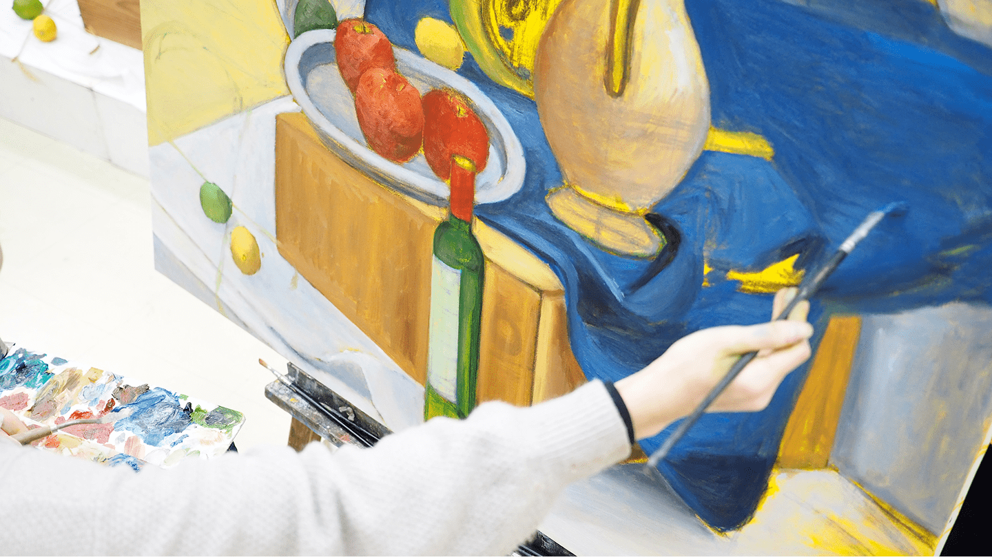 油彩画を描いてみよう