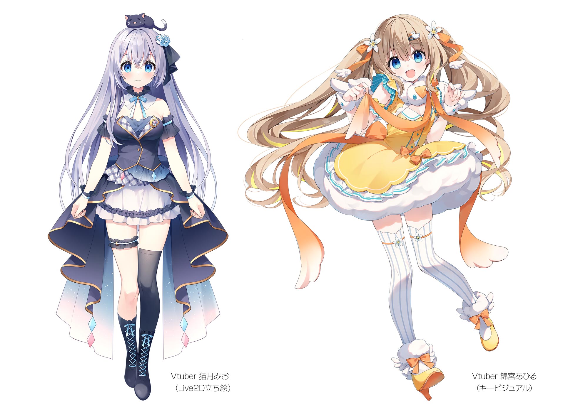 イラストレーターすいみゃ先生が担当したVtuberのイラスト